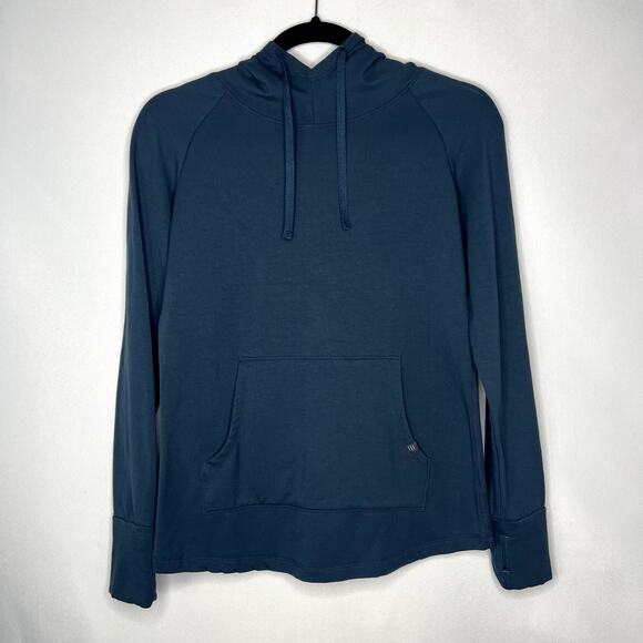 Free Fly Hoodie Womens Medium Bamboo Pullover Sweatshirt Drawstring Logo Small - Picture 1 of 12